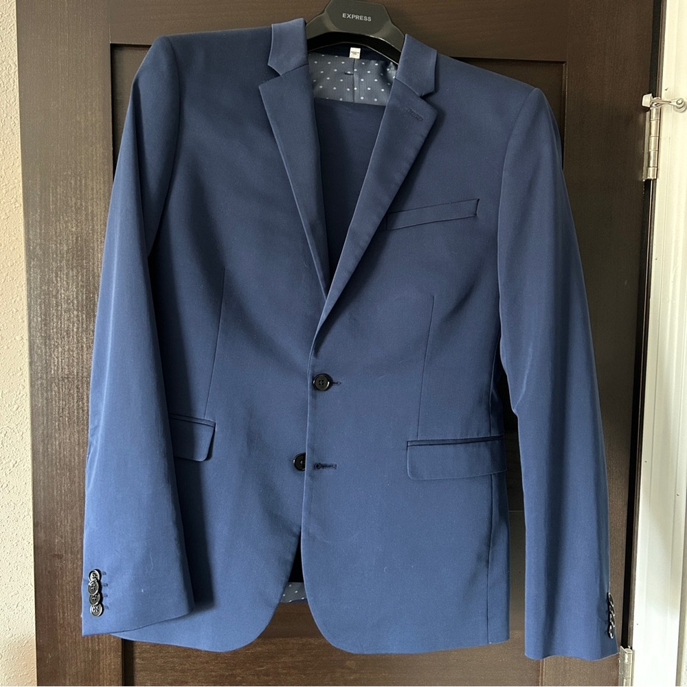 Express Men's Blue jacket & pants